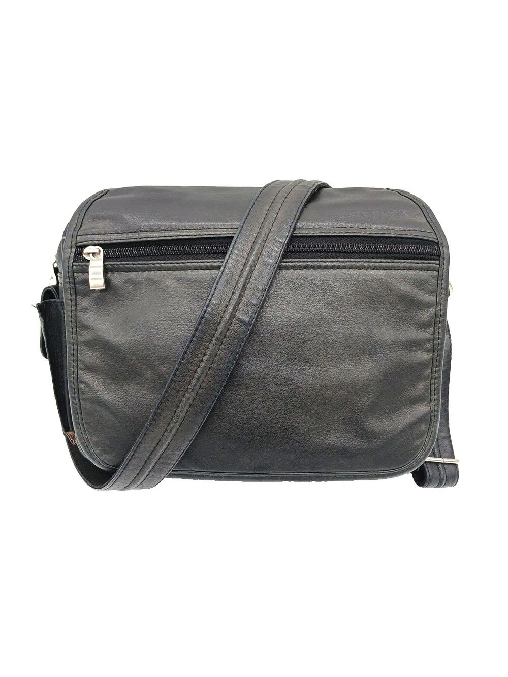 Gun Tote’n Mamas Conceal Carry Crossbody Leather Bag Cowhide Dark Green Leather